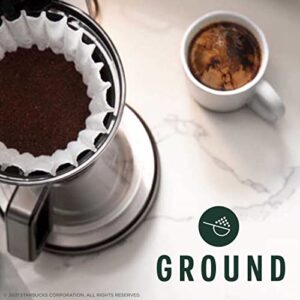 Starbucks Ground Coffee—Dark Roast Coffee—Italian Roast—100% Arabica—6 bags (12 oz each)