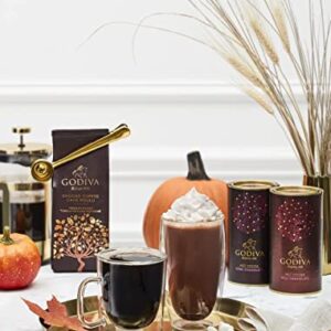 Godiva Chocolatier Medium Roast Ground Coffee, Made With100% Arabica Beans, Chocolate Truffle Flavor, 10 Ounce Gift Bag