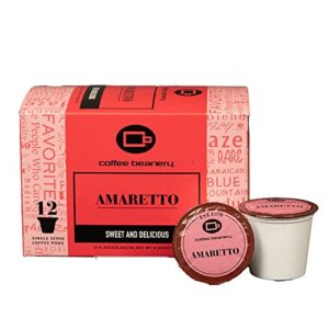 amaretto single serve coffee pods | 12ct | 100% specialty arabica coffee | gourmet flavored coffee