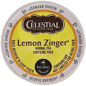 celestial seasonings keurig lemon zinger tea k-cups 24 ct