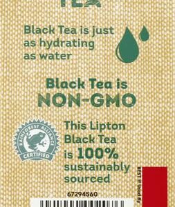 Lipton Black Tea Bags, Hot or Iced, 72 Count