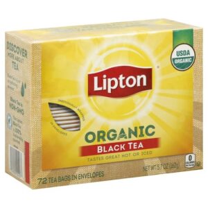 Lipton Black Tea Bags, Hot or Iced, 72 Count