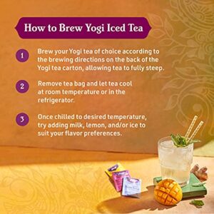 Yogi Tea Egyptian Licorice Mint Tea - 16 Tea Bags per Pack (4 Packs) - Caffeine-Free Organic Tea - Includes Peppermint Leaf, Licorice Root, Cinnamon Bark, Cardamom Pod, Ginger Root & More
