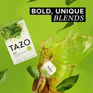 TAZO Tea Bags, Green Tea, Zen, 20 Count (Pack of 6)