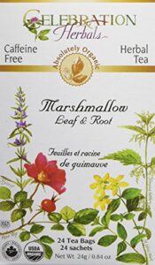 celebration herbals marshmallow leaf & root organic 24 bag, 0.02 pound