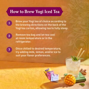 Yogi Tea Honey Chai Turmeric Vitality Tea - 16 Tea Bags per Pack (6 Packs) - Organic Tea to Support Overall Health - Includes Cinnamon Bark, Turmeric Root, Cardamom Pod, Ginger Root & More