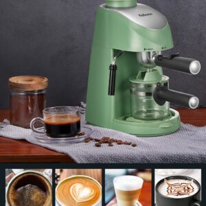 Yabano Espresso Machine, 3.5Bar Espresso Coffee Maker, Espresso and Cappuccino Machine with Milk Frother, Espresso Maker with Steamer