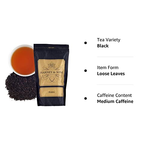 Harney & Sons Flavored Black Tea, Paris, 16 Ounce