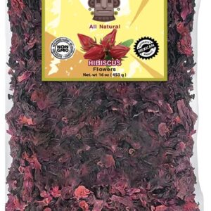 Suchiate Hibiscus Flowers (1 Pound (Pack of 1))