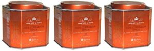 harney & sons hot cinnamon spice tea - 30 tea sachets (pack of 3) - black tea with oranges & sweet cloves