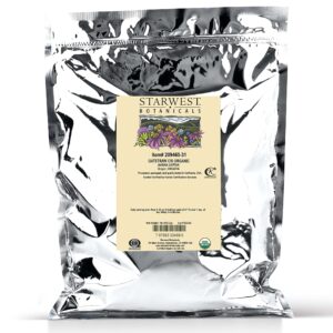 Starwest Botanicals Organic American Oatstraw Herb Loose Tea Cut and Sifted, 1 Pound Bulk Bag