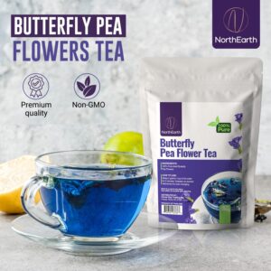 NorthEarth 100% Pure Butterfly Pea Flower Tea - 100 g