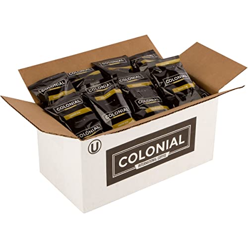 Colonial Coffee Packets, Pre Ground Coffee Packs, Signature Breakfast Blend Medium Roast, Bulk Single Pot Bags for Drip Coffee Makers, (2.5 oz Bags, Pack of 32)