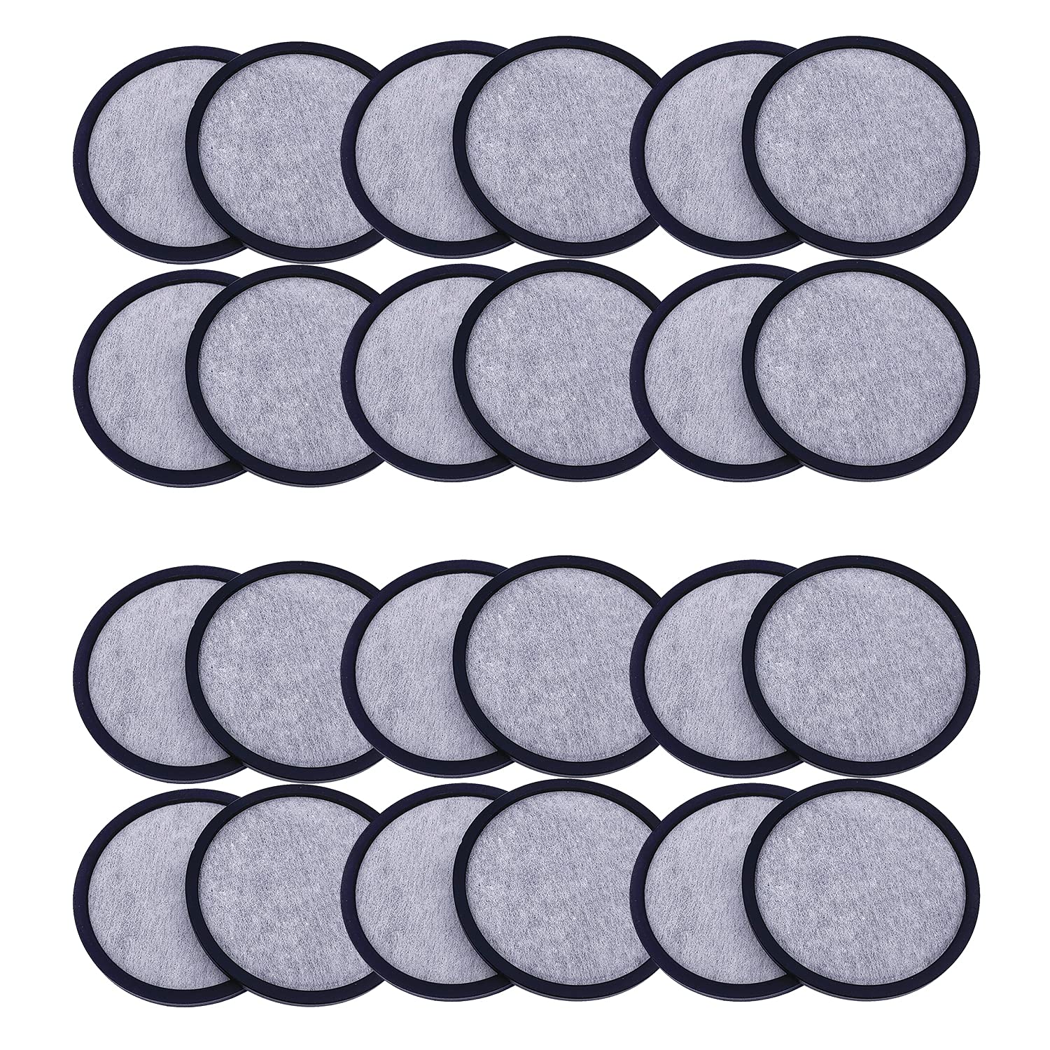 24-Pack Replacement Charcoal Water Filter Discs for Mr. Coffee Brewers Coffee Machines