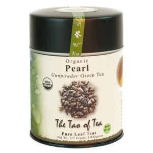 the tao of tea, pearl green tea, loose leaf, 4.0 ounce tin
