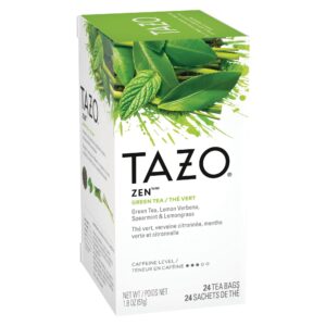 tazo zen tea bag, 24 ct