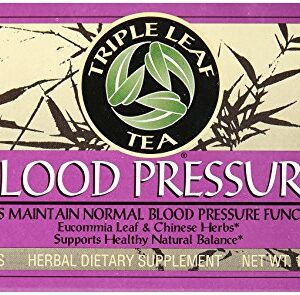 Triple Leaf Tea Bags for Blood Pressure, 20 Count