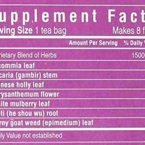 Triple Leaf Tea Bags for Blood Pressure, 20 Count