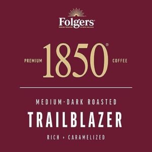 Folgers 1850 Trailblazer Medium-Dark Roast Coffee, 60 Keurig K-Cup Pods