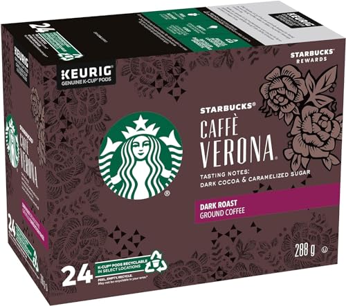 Starbucks Caffe Verona K-Cups, 24 Count