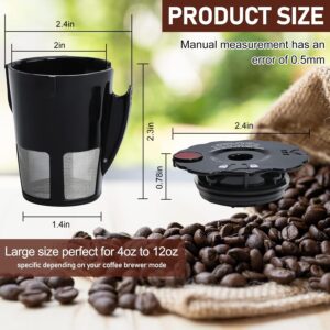 My K Cup Reusable Coffee Pods Filter Fit for Keurig 2.0 K200 K250 K300 K350 K400 K450 K460 K475 K500 K550 K560 K575 Brewers Pack of 2 119367 with Cleaning Brush SIZE:2.5 * 2.4