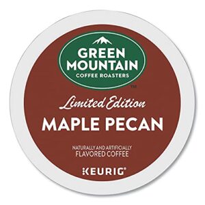 green mountain coffee k-cup pods, maple pecan, 24/box