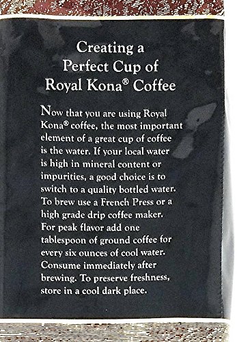 Royal Kona 10% Kona Coffee Blend, Vanilla Macadamia Flavor - Ground, 40 Ounce Bag