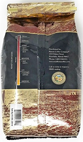 Royal Kona 10% Kona Coffee Blend, Vanilla Macadamia Flavor - Ground, 40 Ounce Bag