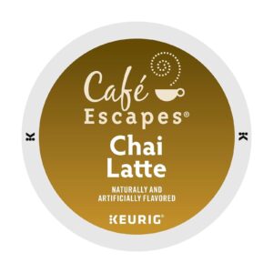 Keurig, Café Escapes Keurig K Cups, Chai Latte, K-Cup packs, 48-Count