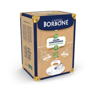 Caffe Borbone 150 Single Served Espresso Coffee Pods, Blue Blend with Refined Taste, Powerful Character and Intense Aroma, Roasted and Freshly Packaged in Italy