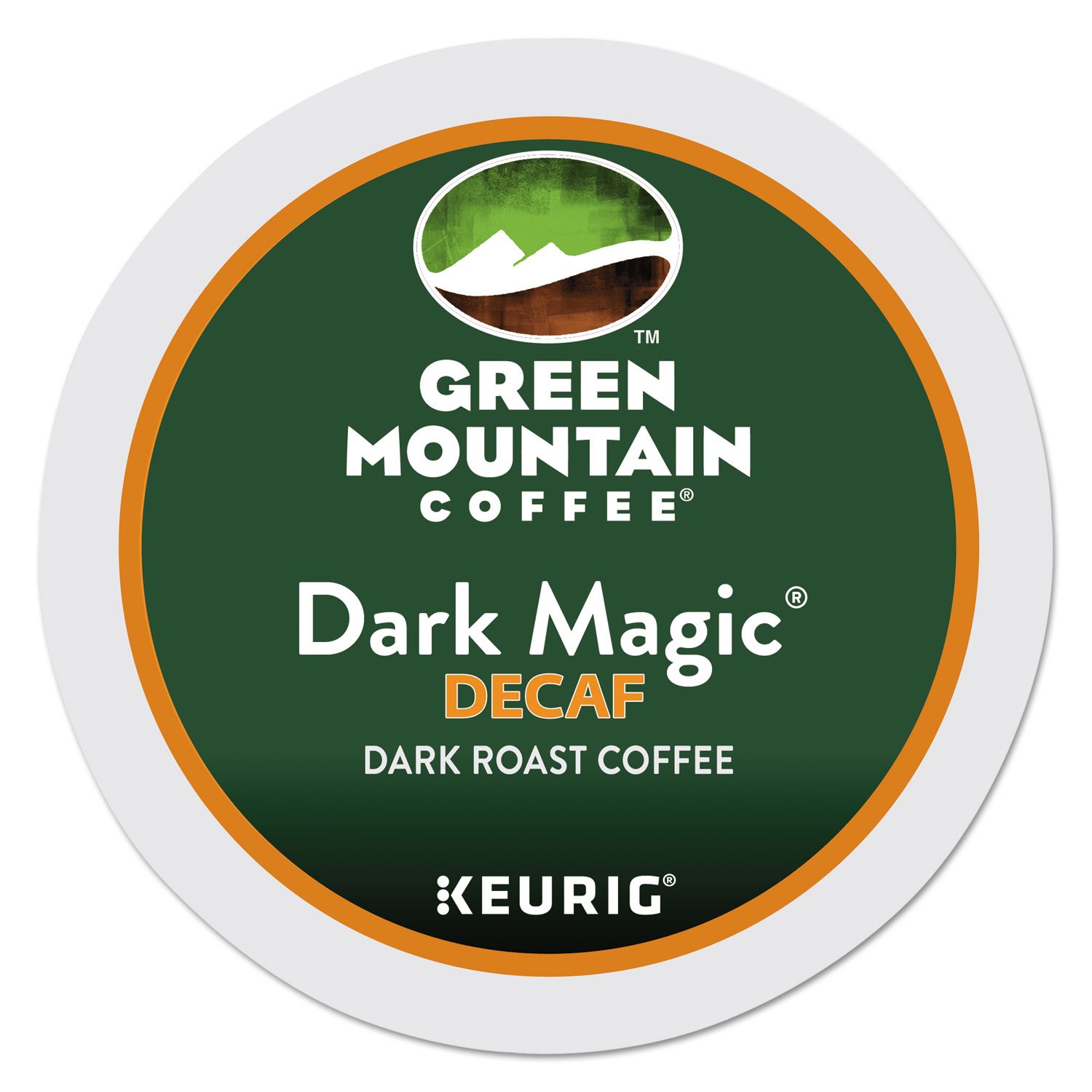 Green Mountain Coffee, Dark Magic Decaf, Single-Serve Keurig K-Cup Pods, Dark Roast, 96 Count (4 Boxes of 24 Pods)