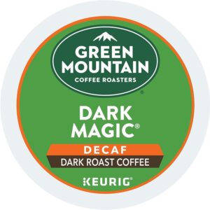 Green Mountain Coffee, Dark Magic Decaf, Single-Serve Keurig K-Cup Pods, Dark Roast, 96 Count (4 Boxes of 24 Pods)