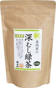 深むし緑茶 japanese pure green tea （333g/11.74oz） sen-cha ryoku-cha extra volume & special price japanese green tea from shizuoka japan with a tracking number