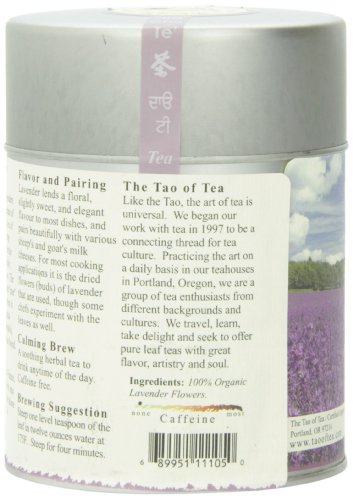 The Tao of Tea, Lavender Herbal Tea, Loose Leaf, 2.0 Ounce Tin (Packaging May Vary)