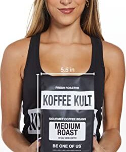 Koffee Kult Koffee Kult Medium Roast Smooth and Flavorful Medium Roast Coffee Beans- Perfect for a Relaxing Cup Anytime (Medium Roast, 32oz)