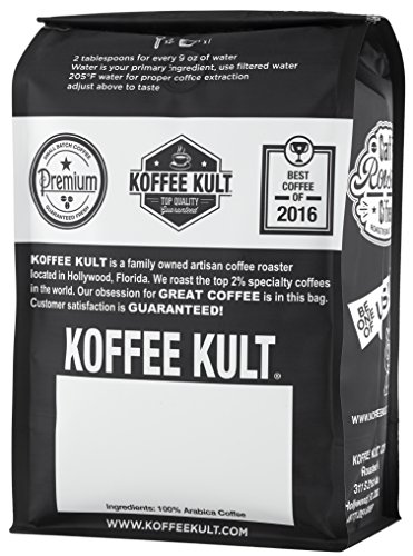 Koffee Kult Koffee Kult Medium Roast Smooth and Flavorful Medium Roast Coffee Beans- Perfect for a Relaxing Cup Anytime (Medium Roast, 32oz)