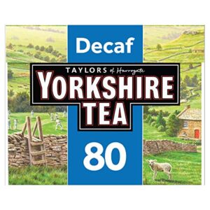 yorkshire tea decaf, 80 tea bags