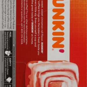 Dunkin’ Cinnamania Flavored Coffee, 10 Keurig K-Cup Pods