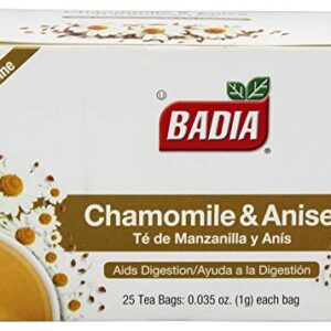 BADIA Tea Chamomile and Anise 25 BG 2 Pack