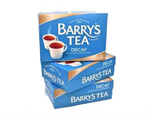 barry's tea decaf blend 80 teabags (3 pack), fresh from barry's tea in ireland