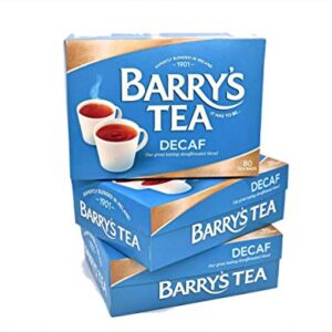 Barry's Tea Decaf Blend 80 Teabags (3 Pack), Fresh from Barry's Tea in Ireland