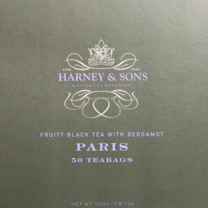 Harney & Sons Paris Tea Bags - Box of 50 Tea Bags (Pack of 2) Fruity Black Tea with Bergamot