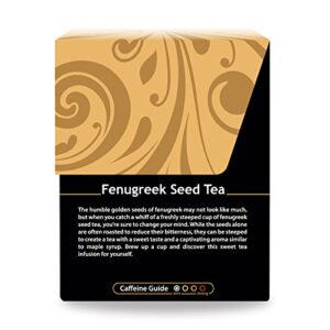 Buddha Teas Organic Fenugreek Seed Tea - OU Kosher, USDA Organic, CCOF Organic, 18 Bleach-Free Tea Bags