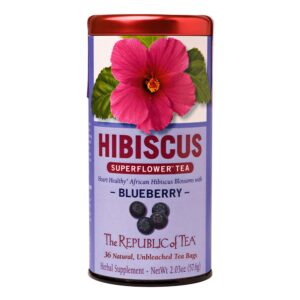 the republic of tea blueberry hibiscus, 36-count