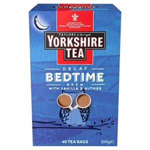 taylors of harrogate yorkshire tea bedtime brew 40 tea bags, 100g