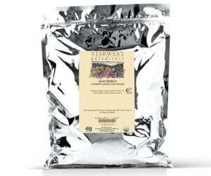 starwest botanicals organic dried lavender flowers extra grade, 1 pound