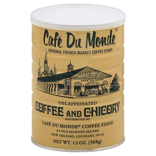 Cafe Du Monde Coffee and Chicory Decaffeinated, 13 Ounce