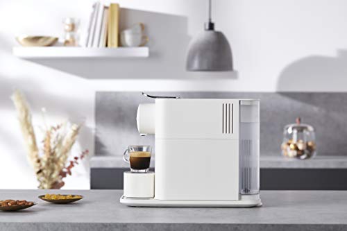 Nespresso Lattissima One Original Espresso Machine with Milk Frother by De'Longhi, Silky White