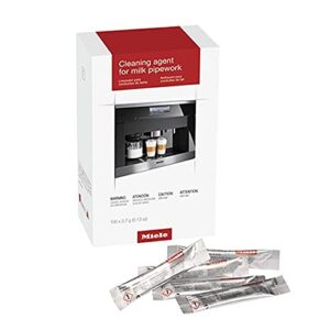 miele original pipework cleaner for coffee machines, 100 sachets