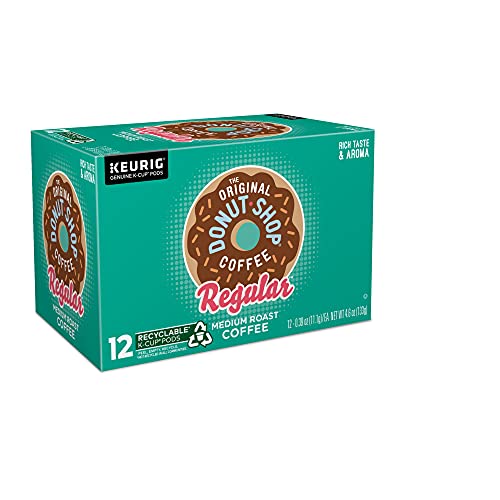 The Original Donut Shop Regular Keurig Single-Serve K-Cup Pods, Medium Roast Coffee, 12 Count